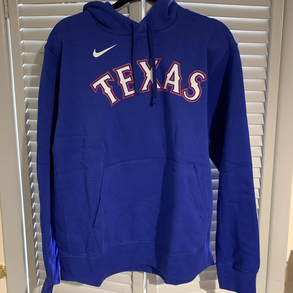 Marcus Semien Texas Rangers Nike Player Name & Number  Pullover Hoodie Large